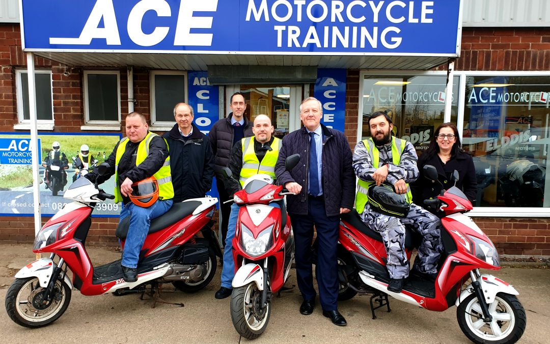 Kevan visits Wheels 2 Work Project