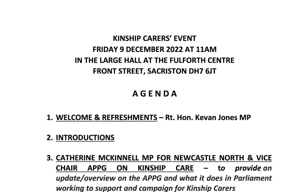 Kinship Carers&rsquo; Event